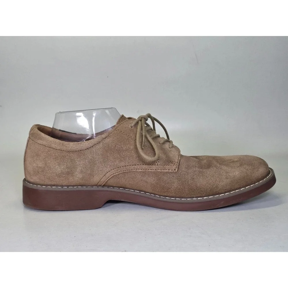 G. H. Bass & Co. Pasadena Men's Oxford Shoes Size 10 M Brown Suede Derby Classic